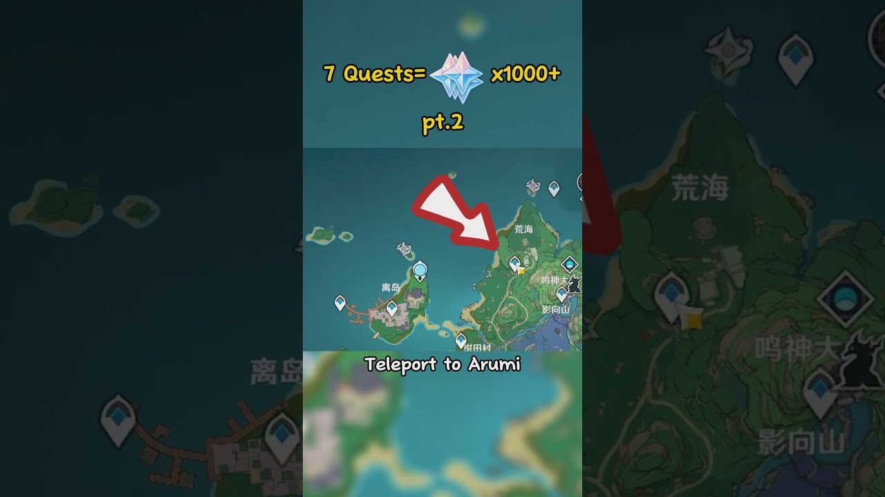 7 Quests=1000+ Primogems pt2