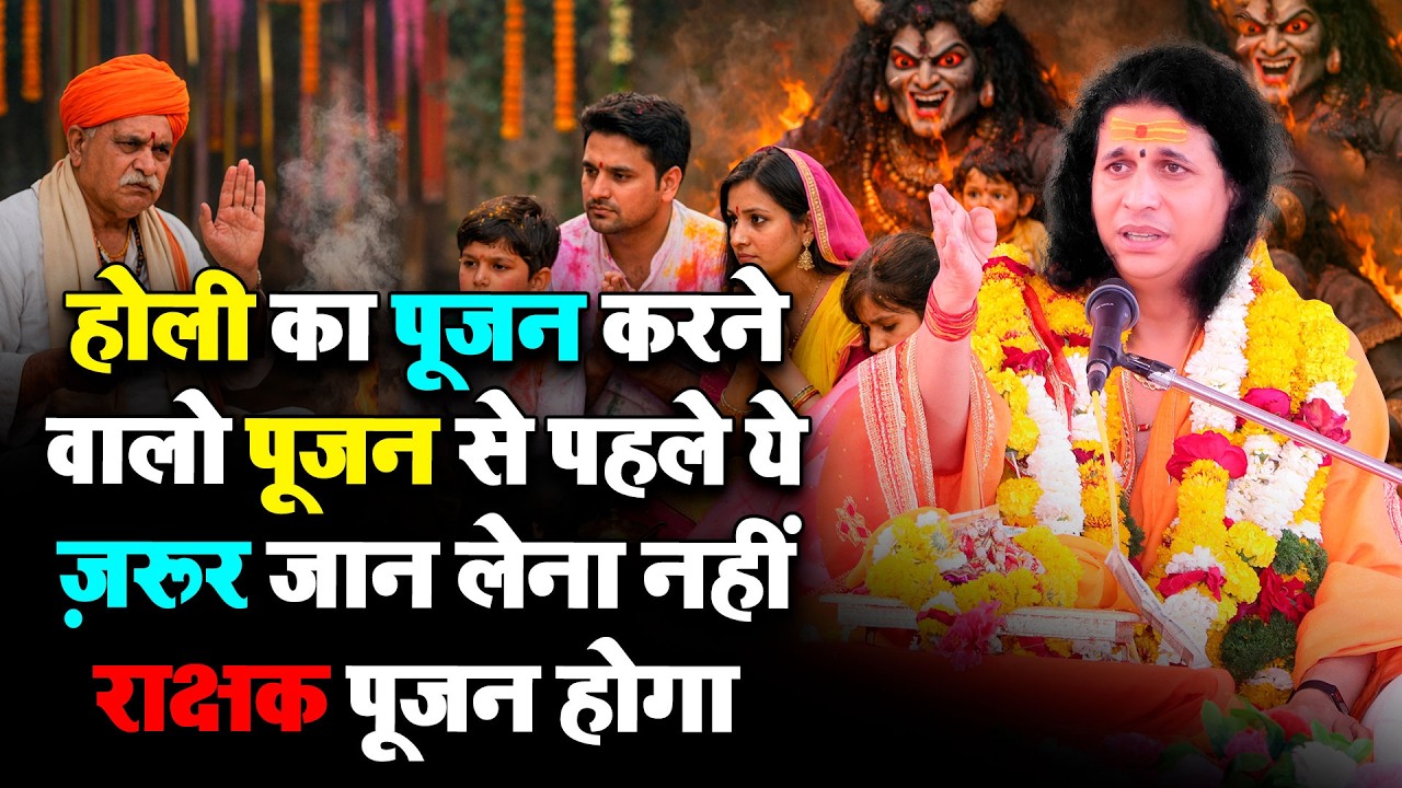 होली का पूजन करने वालो पूजन से पहले ये ज़रूर जान लेना नहीं राक्षक पूजन होगा #SantIndradevjiMaharaj