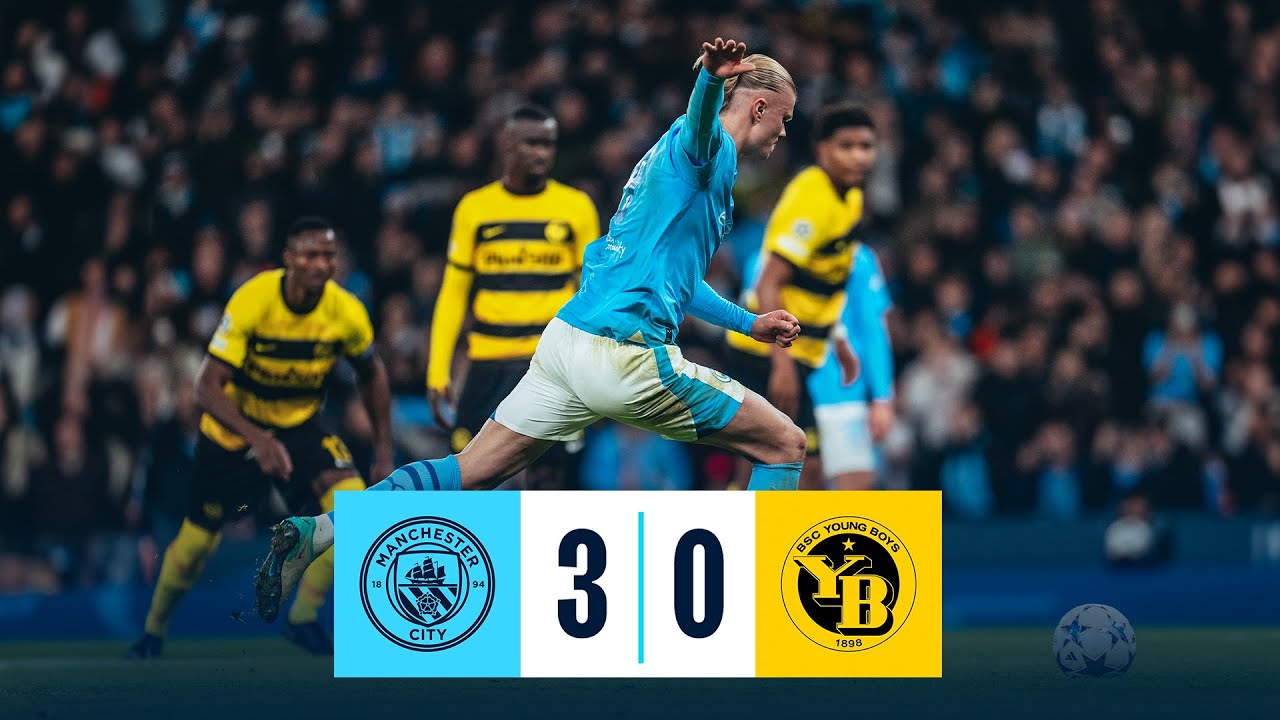 HIGHLIGHTS! CITY SECURE SPOT IN ROUND OF 16 | Manchester City 3-0 Young Boys | UEFA Champions League