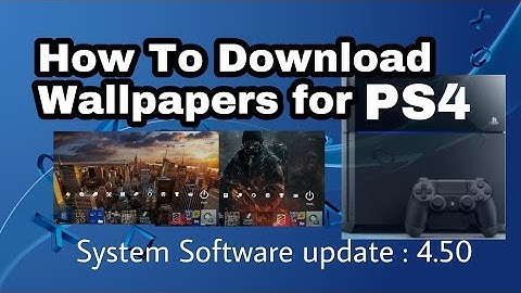 PS4 - how to download wallpapers from internet browser | custom wallpaper