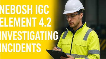 NEBOSH IGC Element 4.2 | Investing Incidents #neboshigc #element4.2 #safetyfirst 