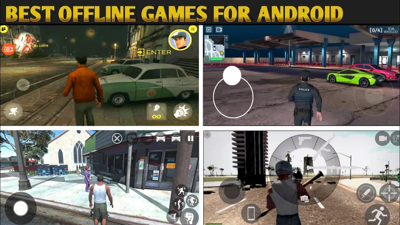 5 Jogos Grátis e OFFLINE parecidos com GTA para Android