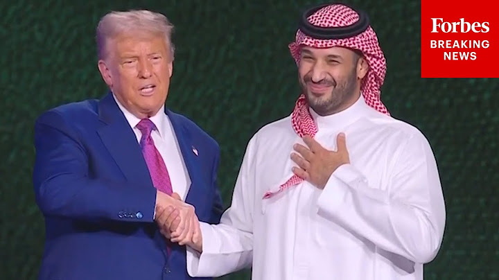 MOMENTS AGO: Trump And MBS Shake Hands As Village People's 'YMCA' Plays At Saudi-US Investment Forum
