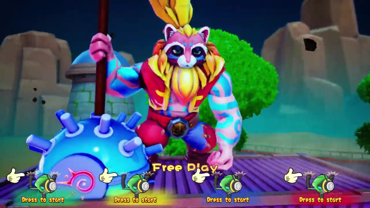 Racoon Rampage Arcade — полное прохождение в 4K (Teknoparrot)