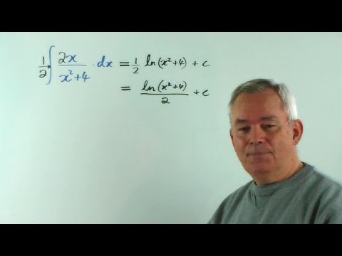 Jim Coroneos&rsquo; 100 Integrals ~ 001 ~ ∫x/(x²+4).dx