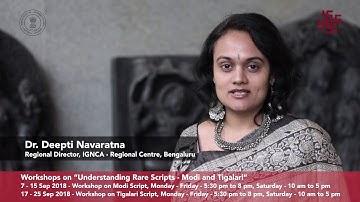 Workshops on  “Understanding Rare Scripts – Modi and Tigalari”