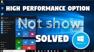 Celebrity SOLVED - Missing High Performance Power Options in Windows 10 [BEST METHOD] Net Worth