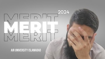 All About Merit | NTS vs AUCBT | Guide for 2024 New Admission | Air University Islamabad