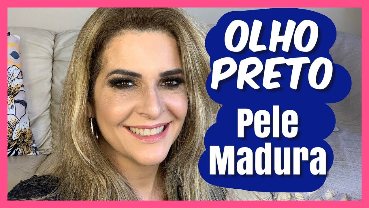 OLHO PRETO PELE MADURA