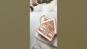 Cricut Maker Projects: DIY Stocking Tags (Holiday Edition) #cricut #cricutcrafts #feltcrafts