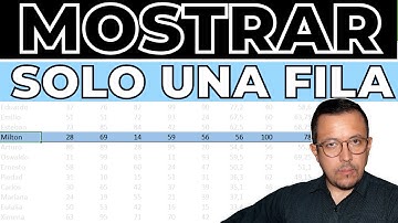 Aprende a MOSTRAR Y OCULTAR DATOS con solo UN CLIK en Excel