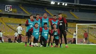 Último entrenamiento en Colombia, desde el Estadio Nemesio Camacho El Campín de Bogotá 🏟🤍🖤