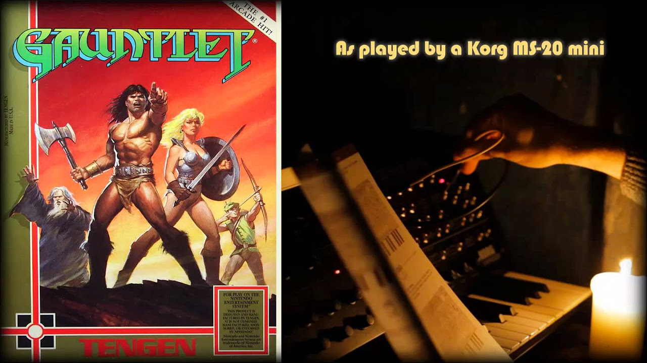 The Gauntlet   Theme  Song A Nintendo Music   Korg MS 20 mini   Polyphonic Processing