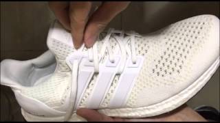 How to lace Adidas Ultra Boost - YouTube