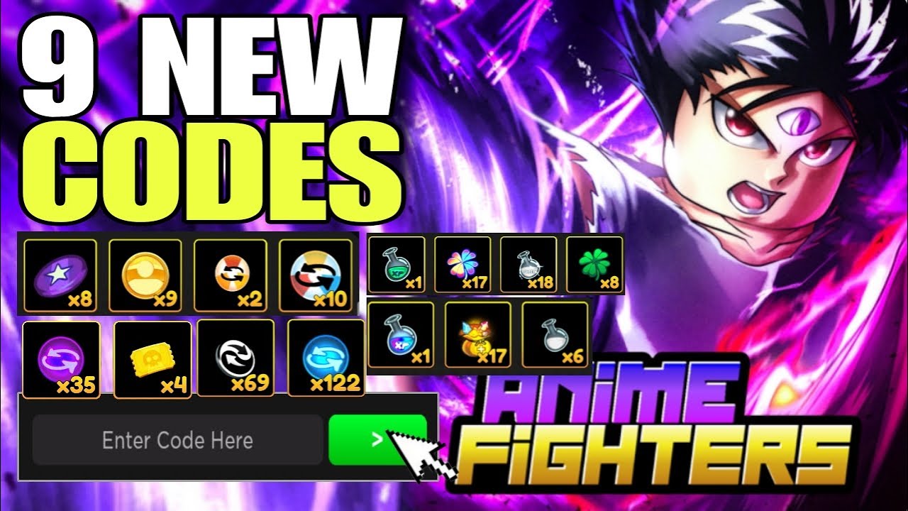 CODE] EP 9, NEW CODES ANIME FIGHTERS SIMULATOR ROBLOX Cezinator 2022