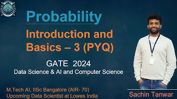 Lec-1.3 Probability (GATE PYQ On Counting) | Sachin Sir (IISc AIR 70) | GATE DA & CS 2024