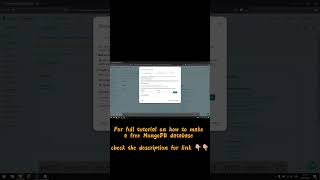 Get Your MongoDB Database #mongodb #database #freedatabase