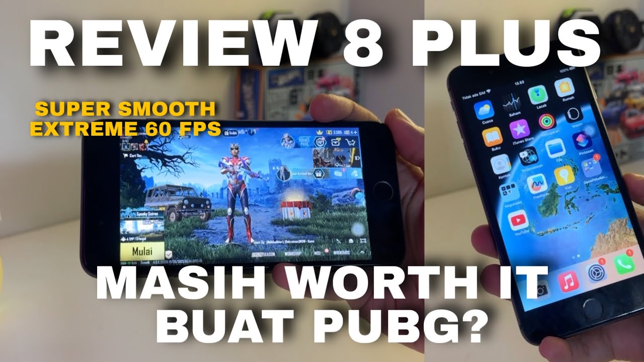 Review iPhone 8 Plus Tes PUBG Mobile Full 45 Menit! 