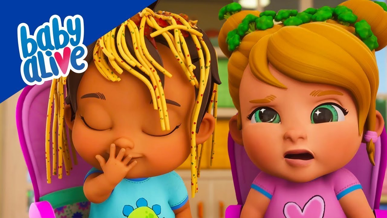 Baby Alive Official 🍝 Dolls' Evening and Feed Routine Goes Wrong 💫 Kids