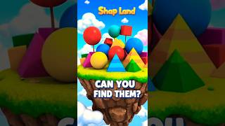 Ready for a Shape Safari? 🦁🔺 #KidsLearning #Shapes #EducationalAnimation #FunLearning #viral #shorts
