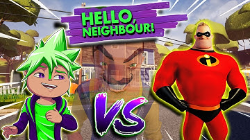 CHIPMUNK vs MR INCREDIBLE | Hello Neighbor Mod