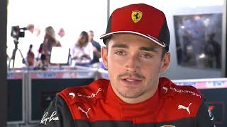 Charles Leclerc | Post-Qualifying Interview | 2022 French Grand Prix