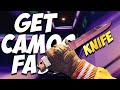 HOW TO GET THE KNIFE GOLD (FASTEST METHOD)