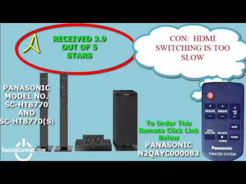 Review Panasonic  SC-HTB770, 3.1 Channel Sound Bar with Wireless Subwoofer