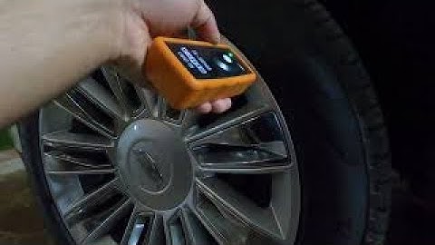 TPMS Reset and Learn-2018 Cadillac Escalade