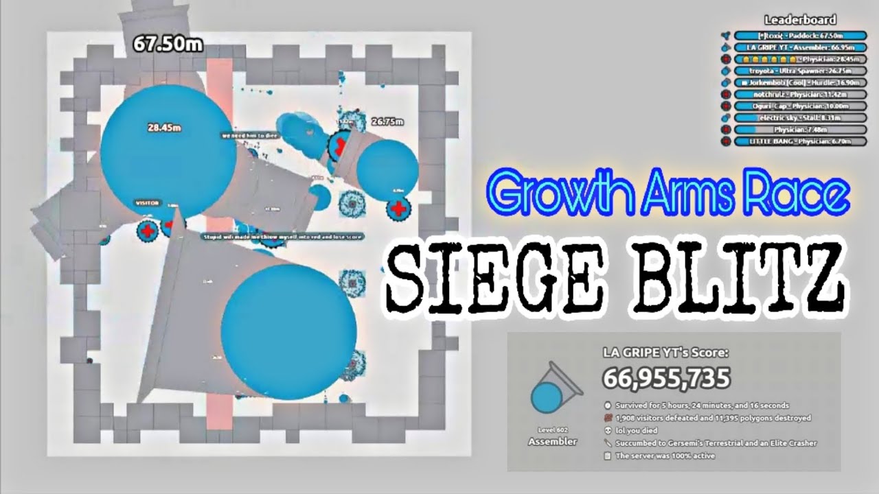 Growth Arms Race - SIEGE BLITZ - Assembler 67M score