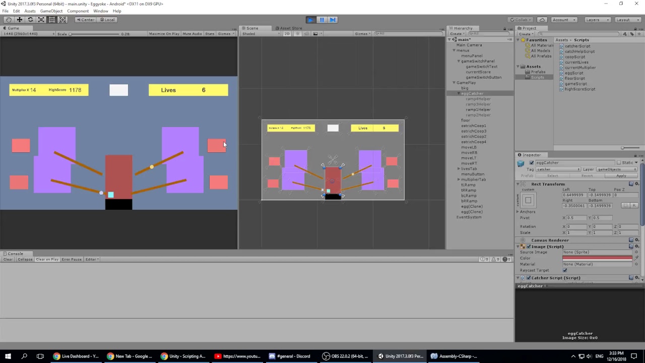 Unity - Making a very simple game. (Part 12) - YouTube