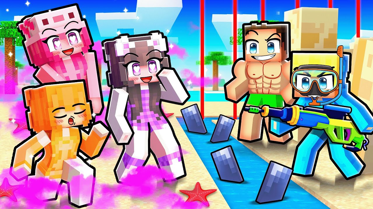 Ukri MÄDCHEN VS JUNGS Sicheres Sommer Haus in Minecraft!