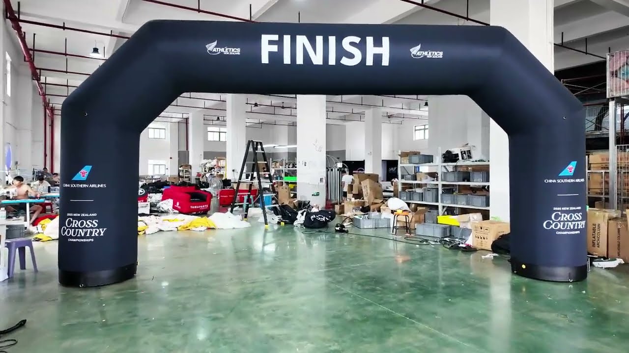Brand Promotion Giant Csair Advertising Arch Custom Airtight Arch Inflatable Finish Line Arch
