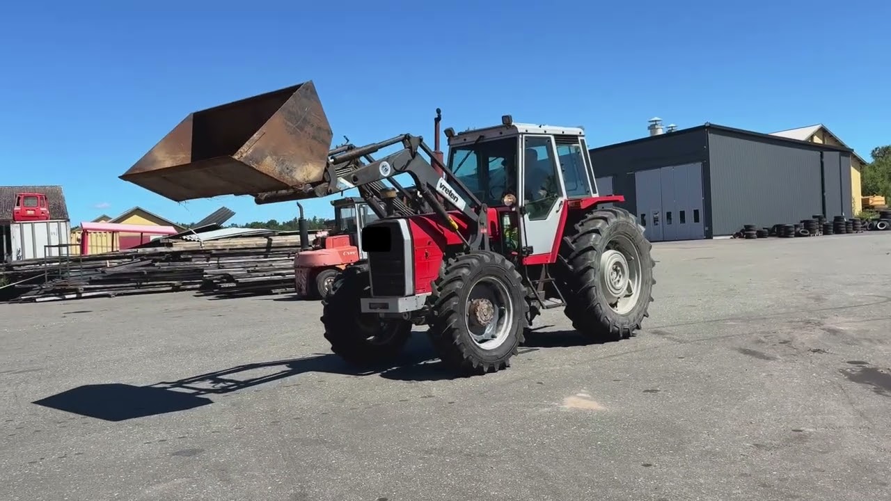 Traktor med lastare MASSEY FERGUSON MF 699 4