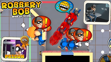 Robbery Bob - Prison Chapter Gameplay Walkthrough Ep 54