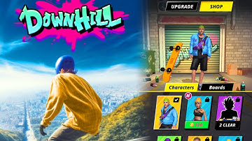 FIRST TIME PLAYING - Downhill Racer (Android, iOS) Gameplay Part 1