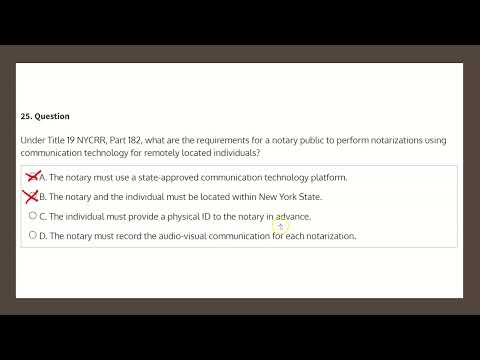 NYS Notary Public iPREP Mock#1 Q25