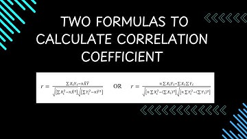 make econometrics easy: How to calculate the correlation coefficient with more than one formula