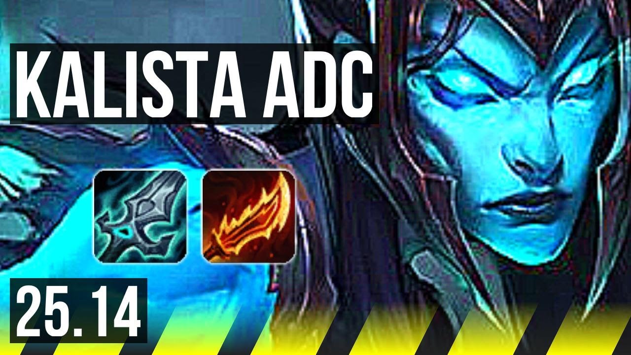 KALISTA & Neeko vs CAITLYN & Karma (ADC) | KR Master | 25.14