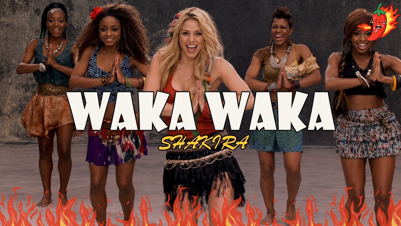 Shakira - Waka Waka (Esto es Africa)  (Letra)