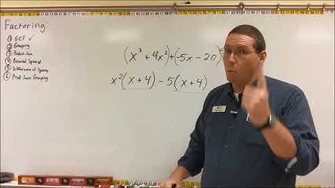 Factoring - Factoring by Grouping - Mr. Ryan