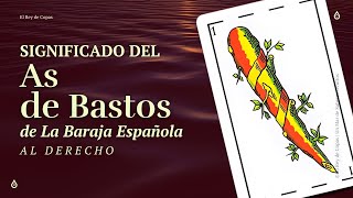 Significado As de Bastos Baraja Espanola Aprende a leer las cartas espanolas