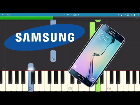 samsung galaxy morning flower theme alarm ringtone piano tutorial