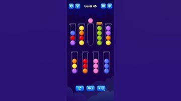 Ball Sort Level 45 Walkthrough Solution Android/iOS