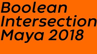 Famous How to use the Boolean Intersection tool in Maya 2018 Net Worth