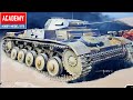 New! PANZER II Ausf.F - Full video build ACADEMY 1/35 scale.