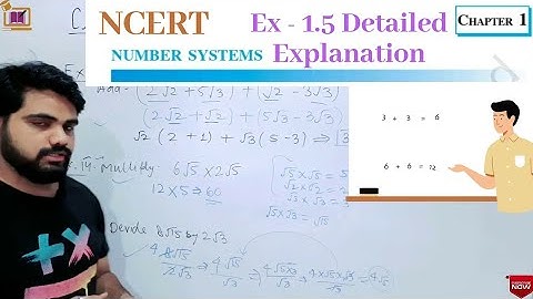 Class- 9th Maths(NCERT) Chapter-1 Number Systems Ex- 1.5 With all Examples