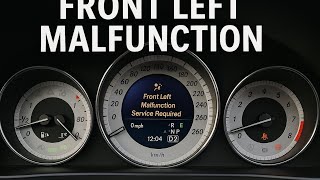 Front Left Malfunction Service Required Mercedes GLK350
