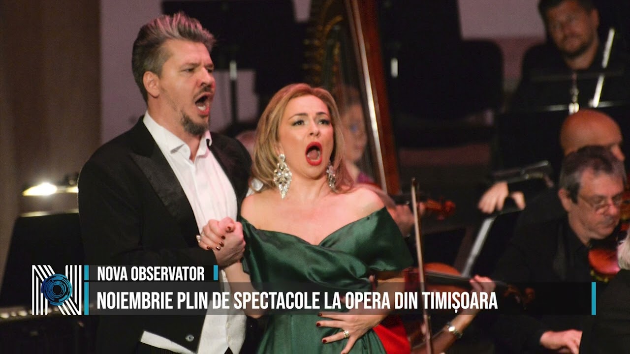 Noiembrie plin de spectacole la Opera din Timișoara