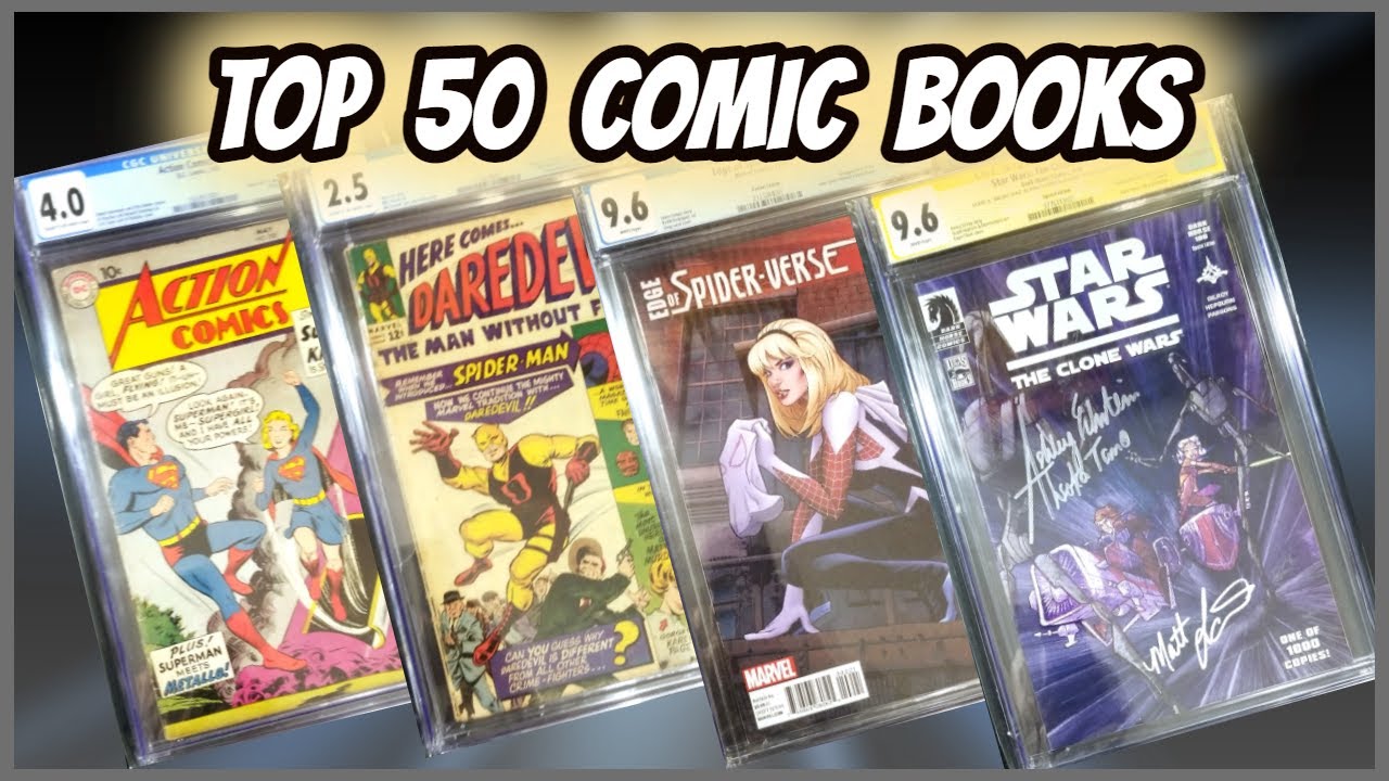 Top 50 Comic Books in my Collection 2021 Edition YouTube